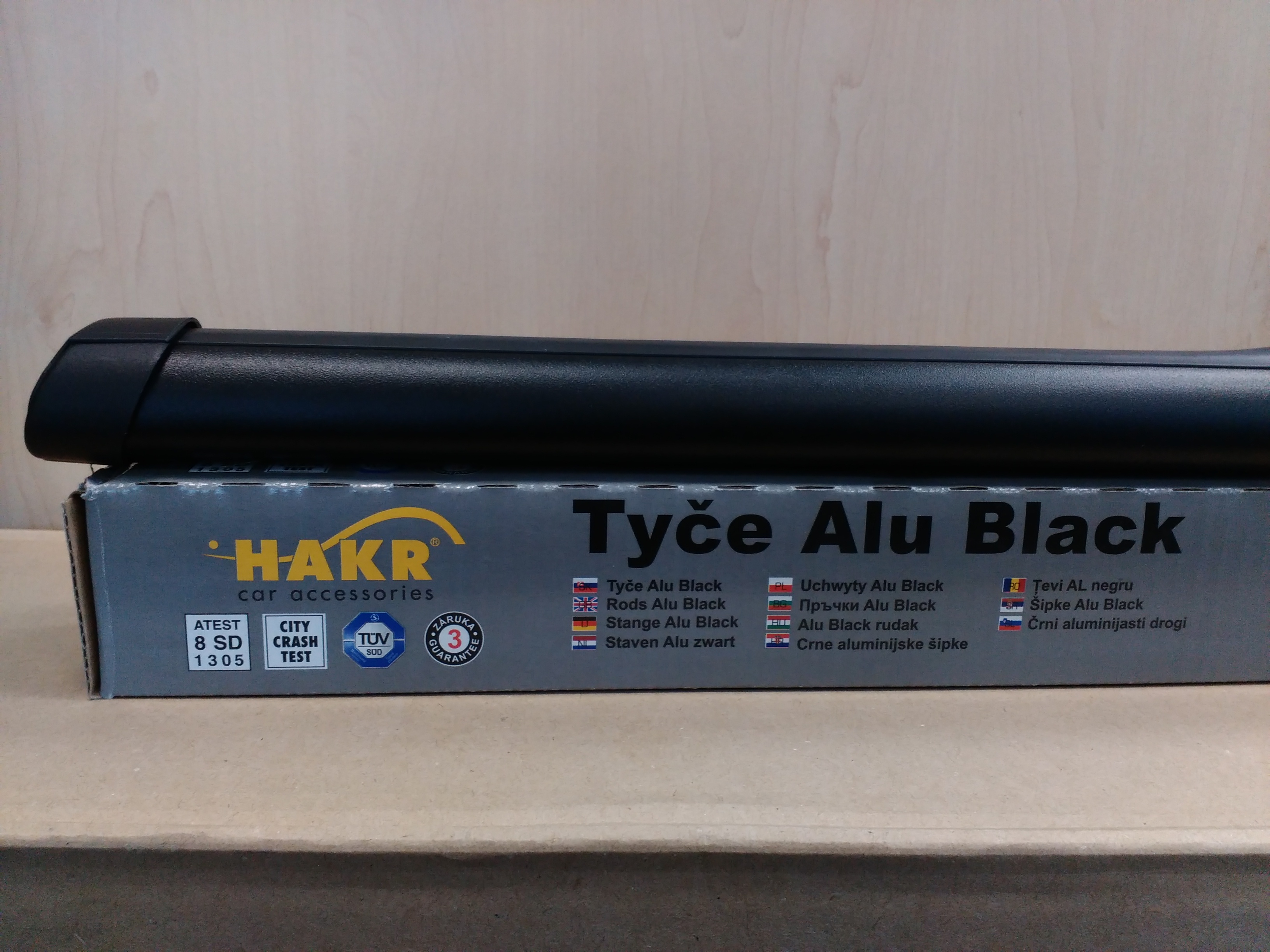 Tyče Hakr Alu Black 135 cm