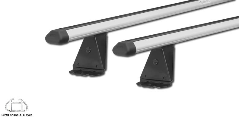 Střešní nosič NEUMANN pro VW, Transporter T5 (3 tyče), r.v. 03 - 15 